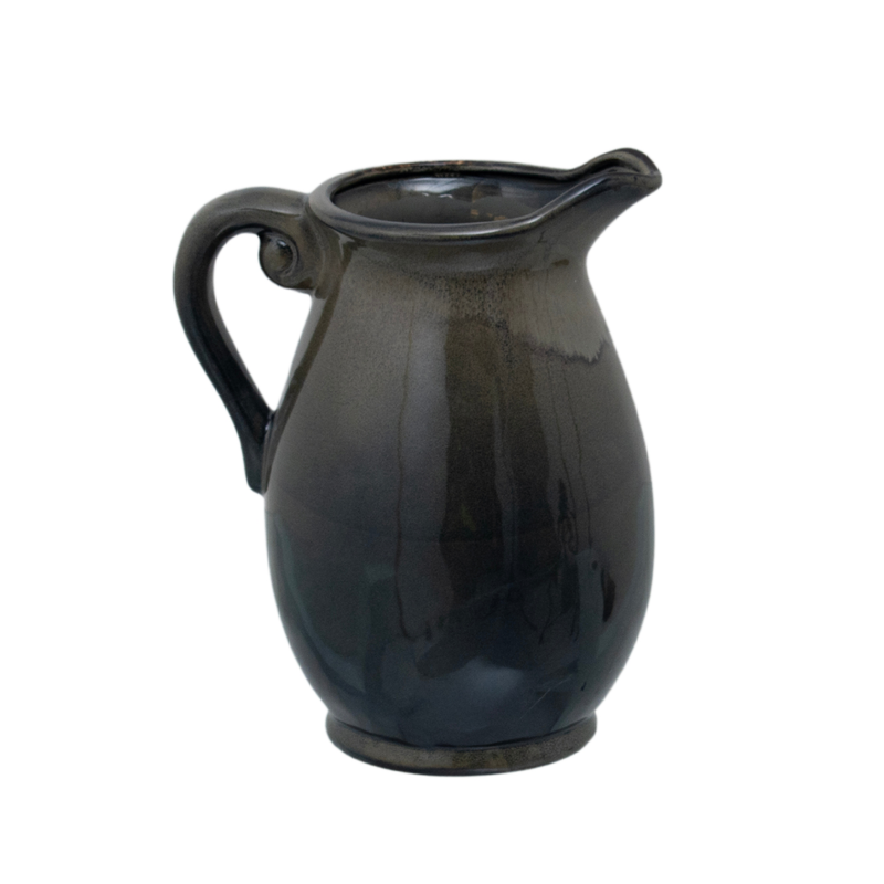 Large Olive Olpe Vase