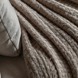 Soft Touch Waffle Throw- Natural