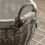 Aro Round Lined Baskets Natural