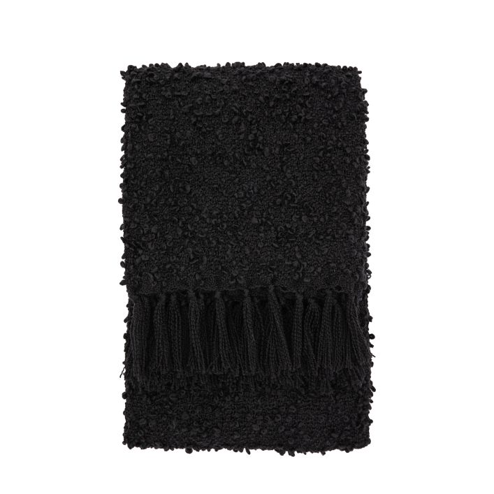 Bologna Black Throw