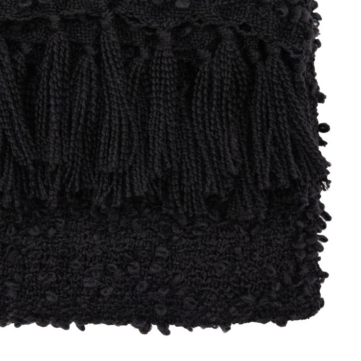 Bologna Black Throw