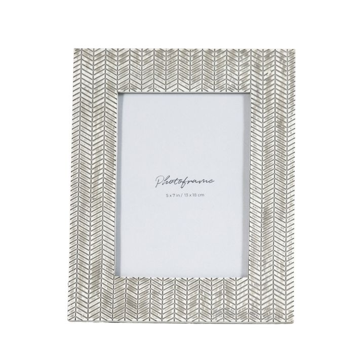 Manni Distressed Grey 5x7 Photo Frame