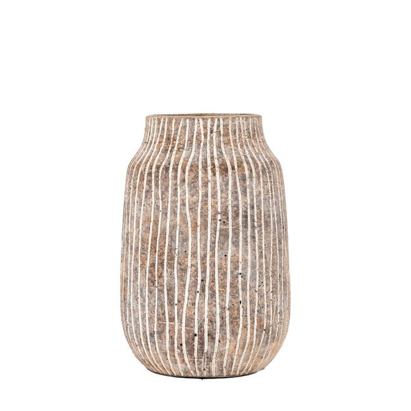 Potosi Small Earthy White Vase