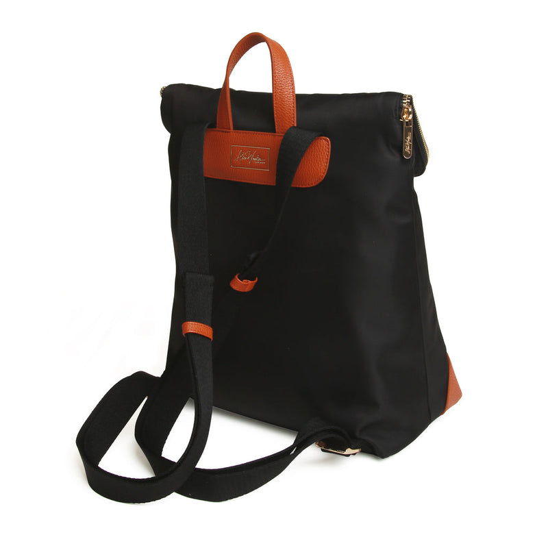 Alice Wheeler London Black Marlow Lightweight Backpack