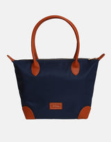 Alice Wheeler London Navy Shoreditch Medium Tote Bag