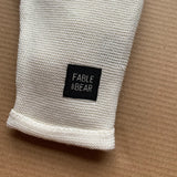 Fable Knit jogger- natural white