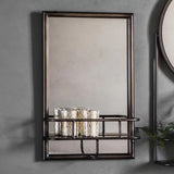 Milton Mirror Rectangle - Black