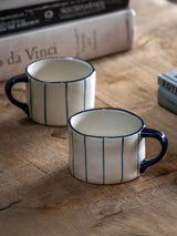 Blue Striped Mug