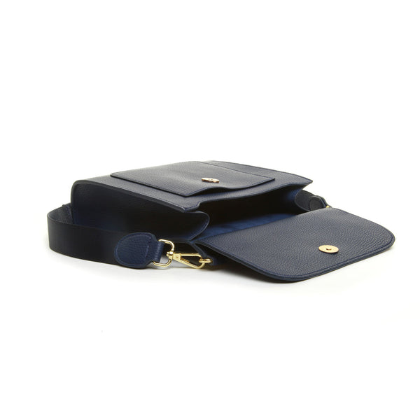 Alice Wheeler Bloomsbury Navy Cross Body Bag