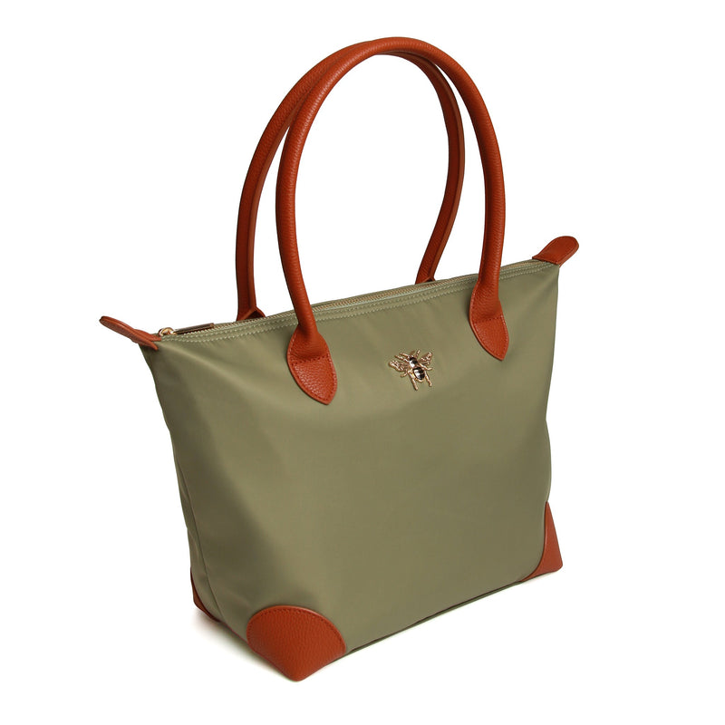 Alice Wheeler London Olive Shoreditch Large Tote Bag