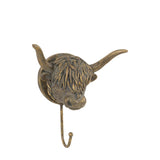 Bronze Highland Cow Hook