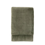 Simply Green Recycled Throw- Olive