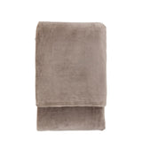 Simply Green Recycled Throw -  Taupe