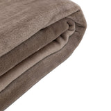 Simply Green Recycled Throw -  Taupe
