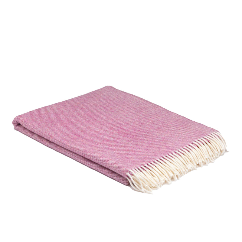 McNutt of Donegal Spotted Pink Throw