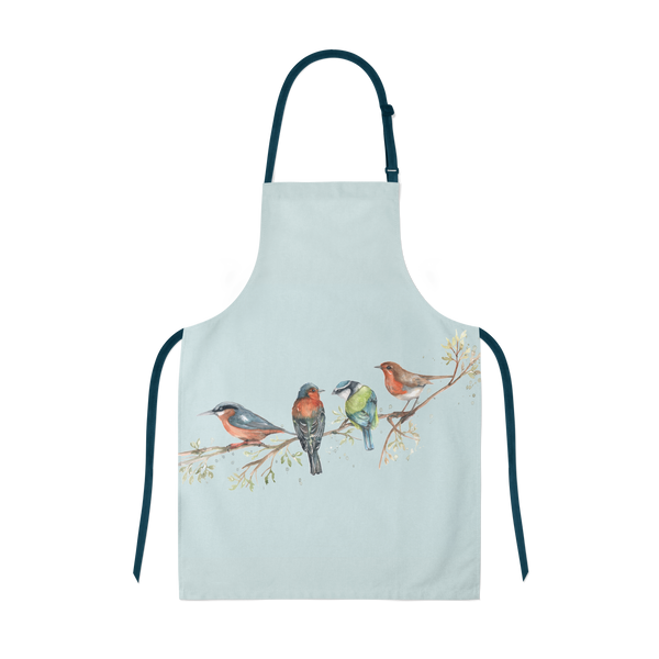 Meg Hawkins 'The Lookout' British Birds Design Apron