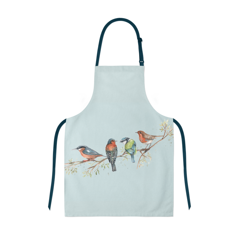 Meg Hawkins 'The Lookout' British Birds Design Apron