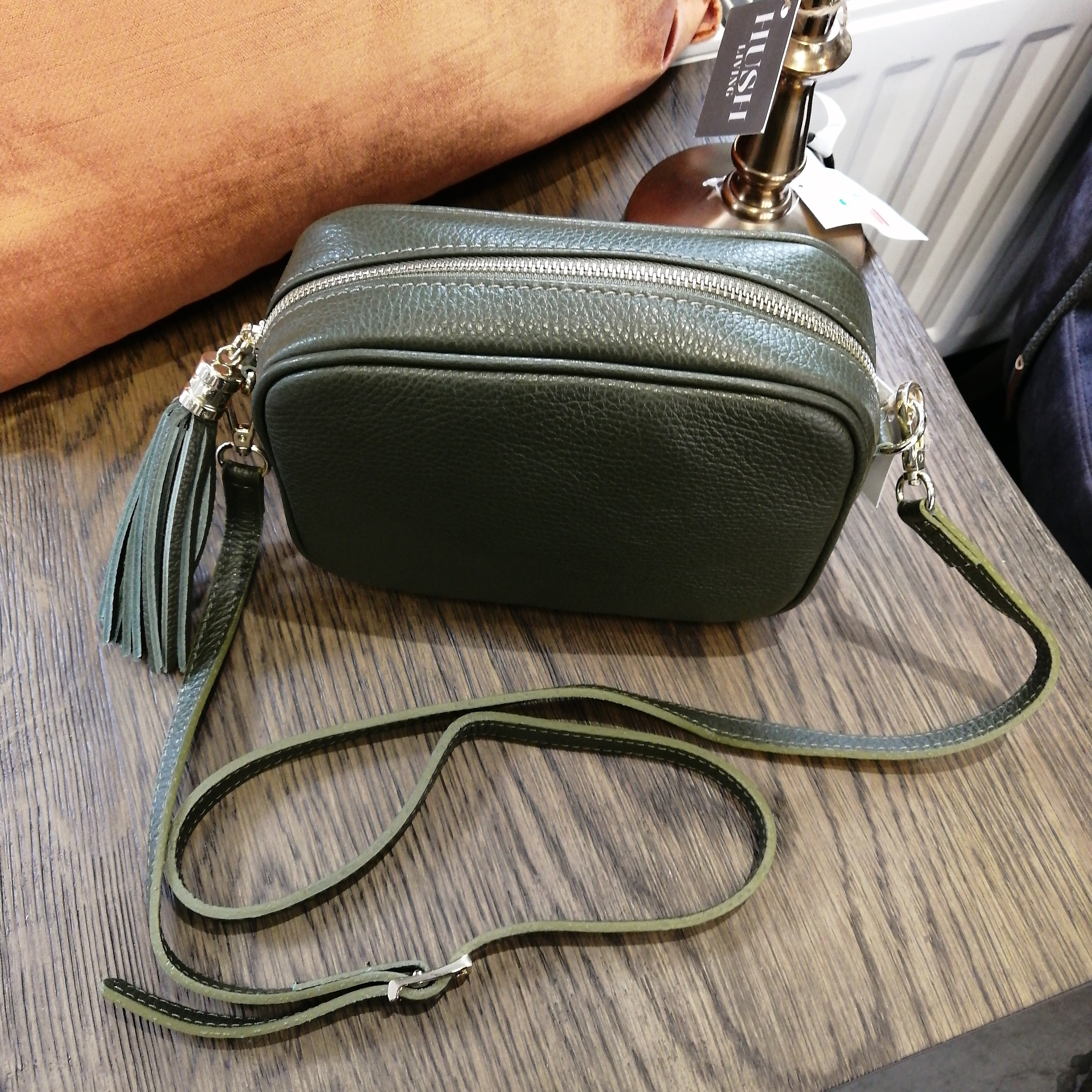 Olive green sale handbags online