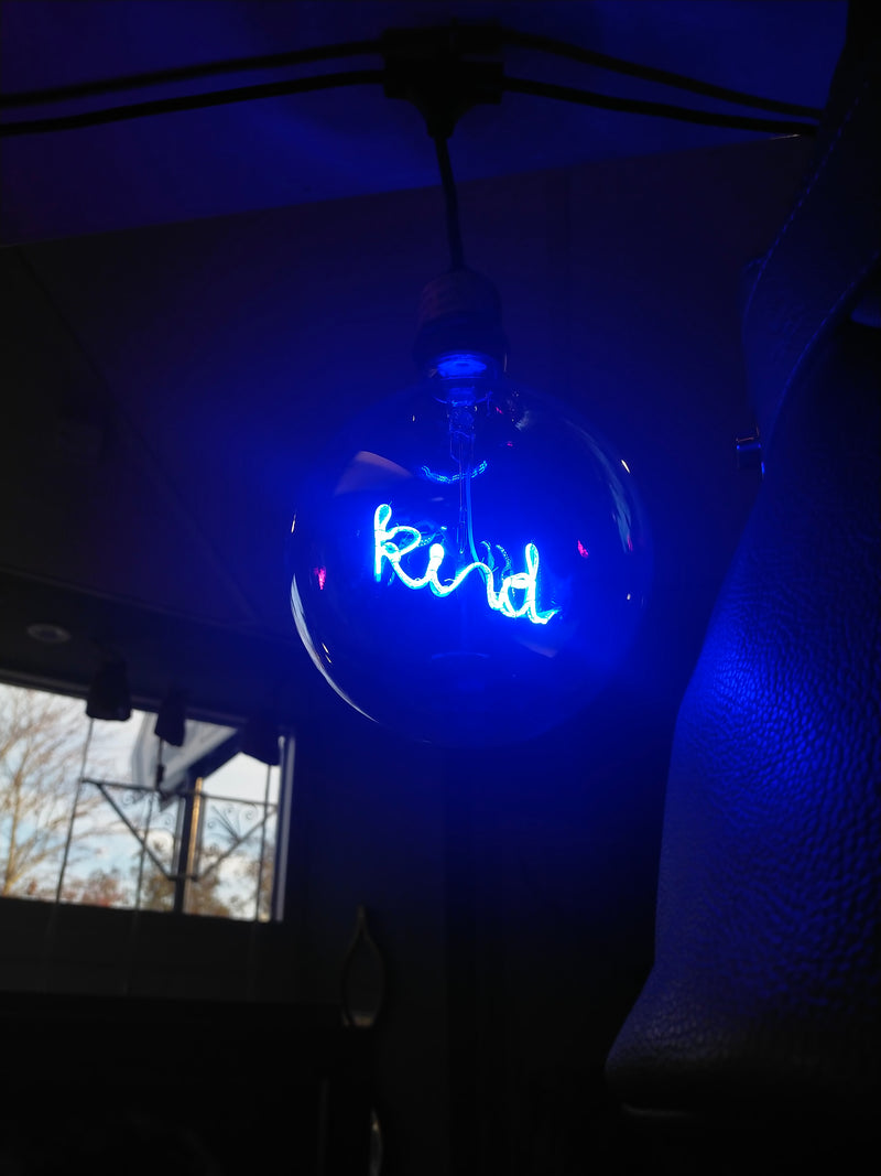 "Kind" Bulb in Blue