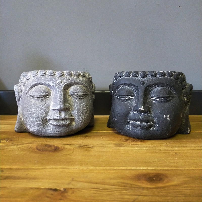 Small Buddha Cement Pot