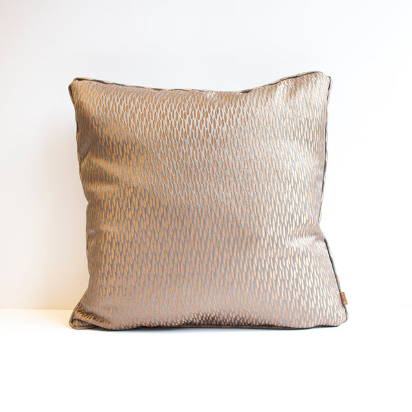 Jacquard Bronze Cushion