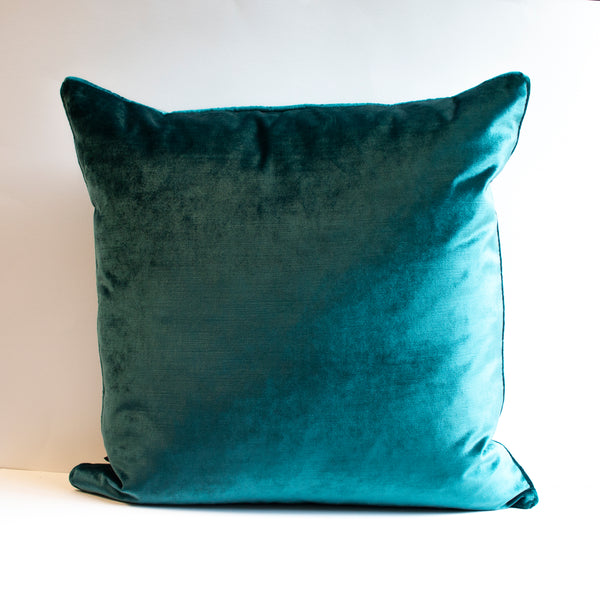 Teal Luxe Velvet Cushion