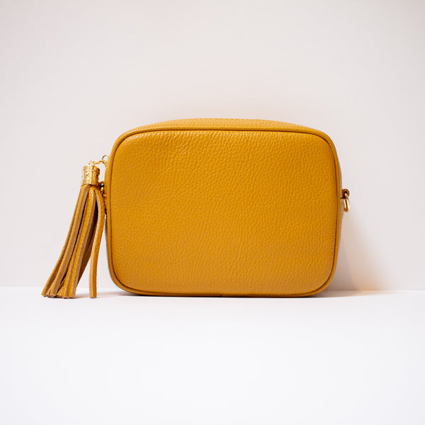 Mustard  Leather Handbag