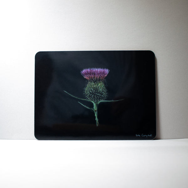 Thistle Placemat in Black