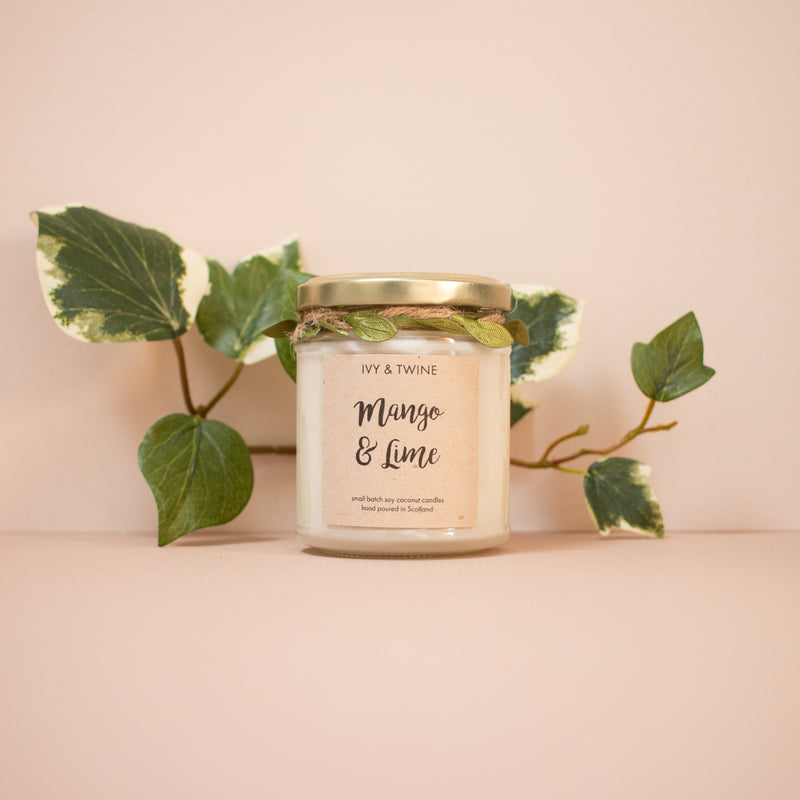 Ivy & Twine Mango & Lime Jar Candle