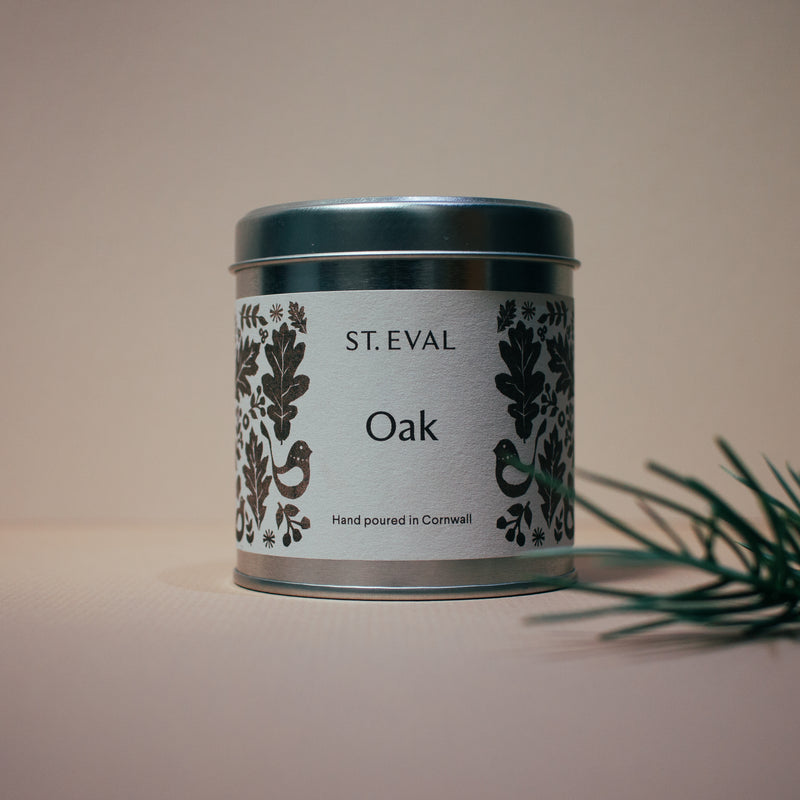 Oak Tin Candle
