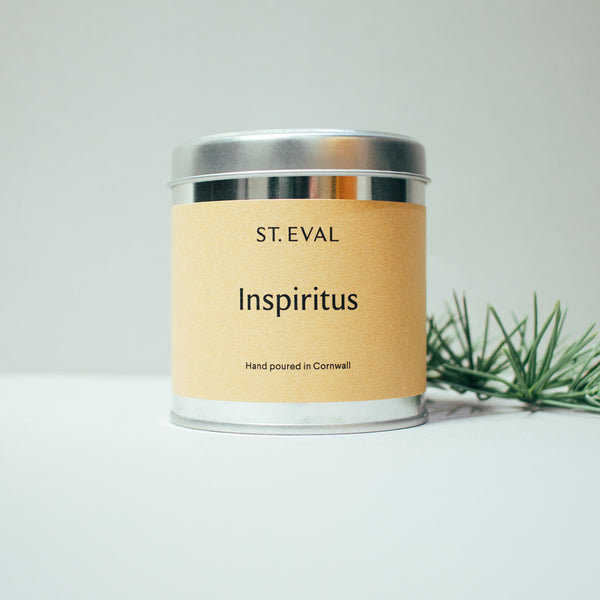 St. Eval Inspiritus Tin Candle