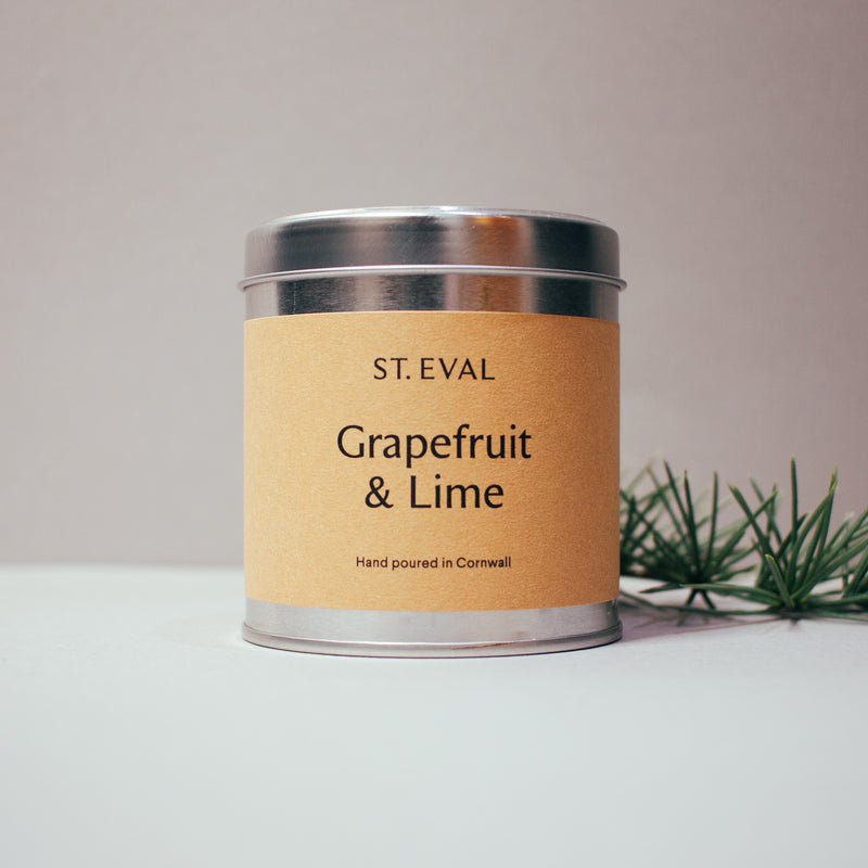 Grapefruit & Lime Tin Candle